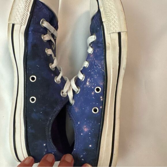 Converse Galaxy Blue and White Sneakers - Picture 7 of 14